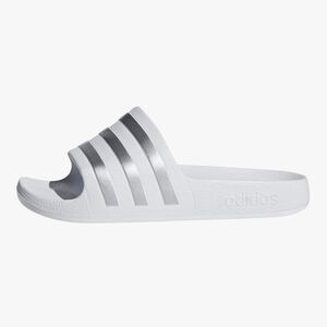 Adidas Adilette White/Silver Sandal Toddler 10